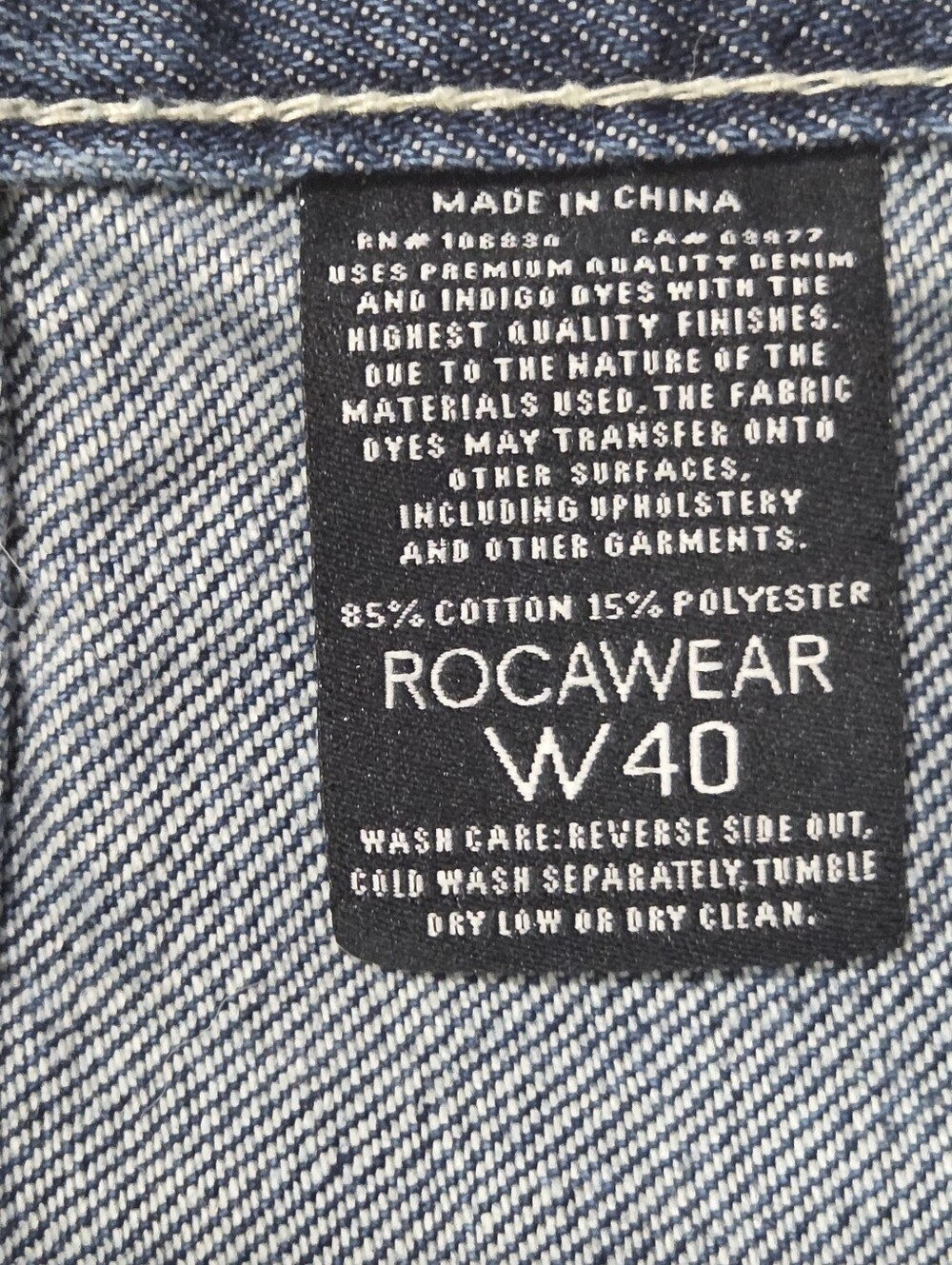 Rocawear Distressed Straight Fit Jeans - W40 - Picture 3 of 8